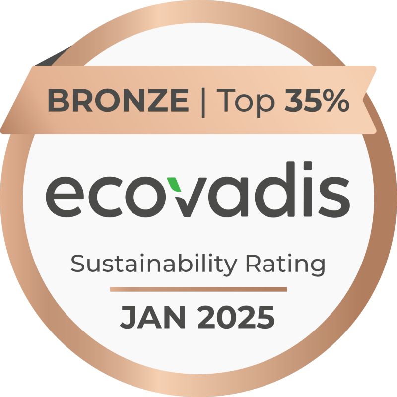 EcoVadis Bronze Sustainability Rating badge awarded to Navitas Resourcing Group in January 2025, recognising our commitment to sustainable business practices. This places us in the top 35% of companies assessed globally, reflecting our dedication to environmental, social, and ethical responsibility in the recruitment sector.