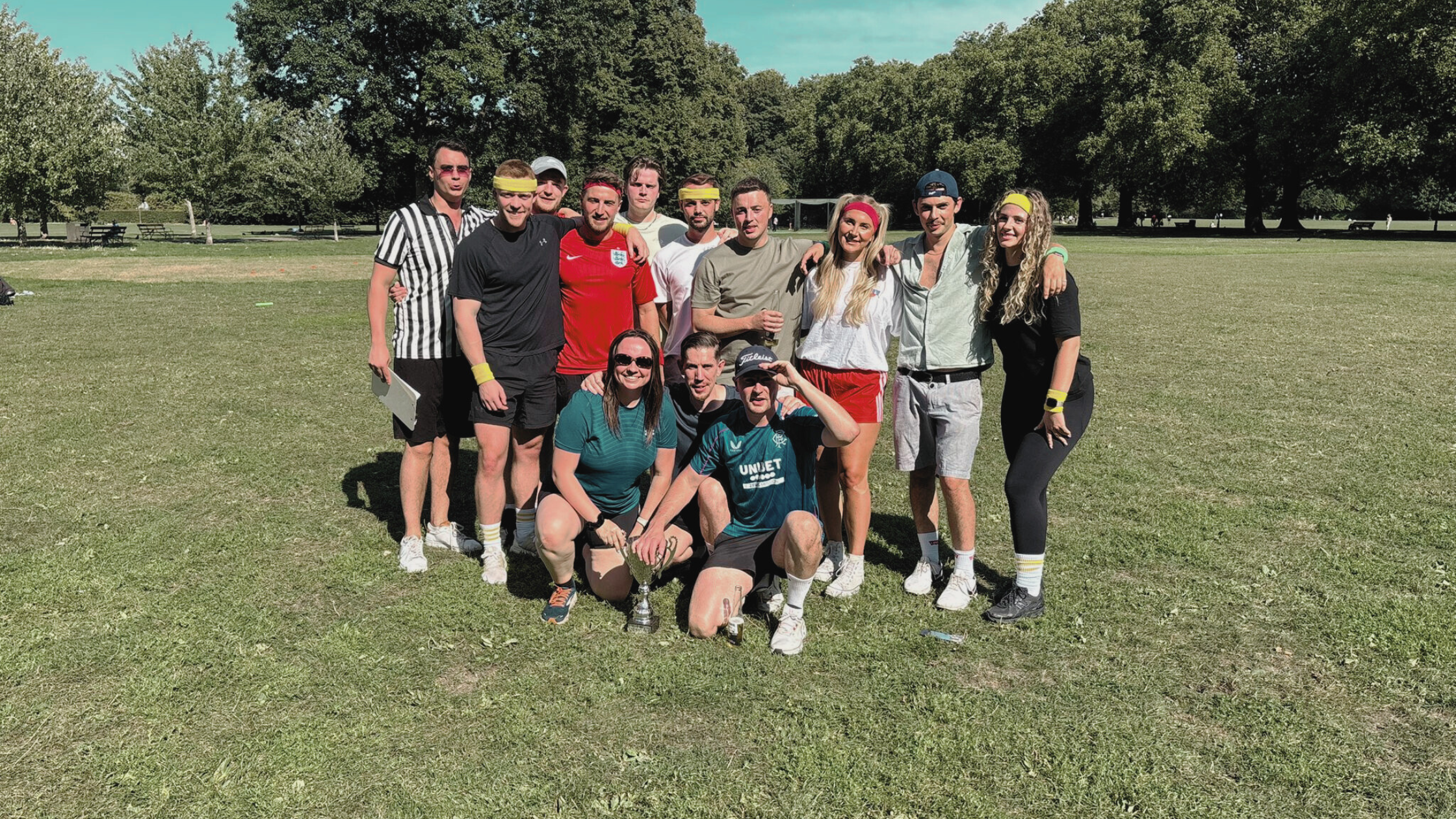 Navitas team at sports day, showing teamwork, competition and culture in action — reflecting the sports team mentality that drives success at Navitas.