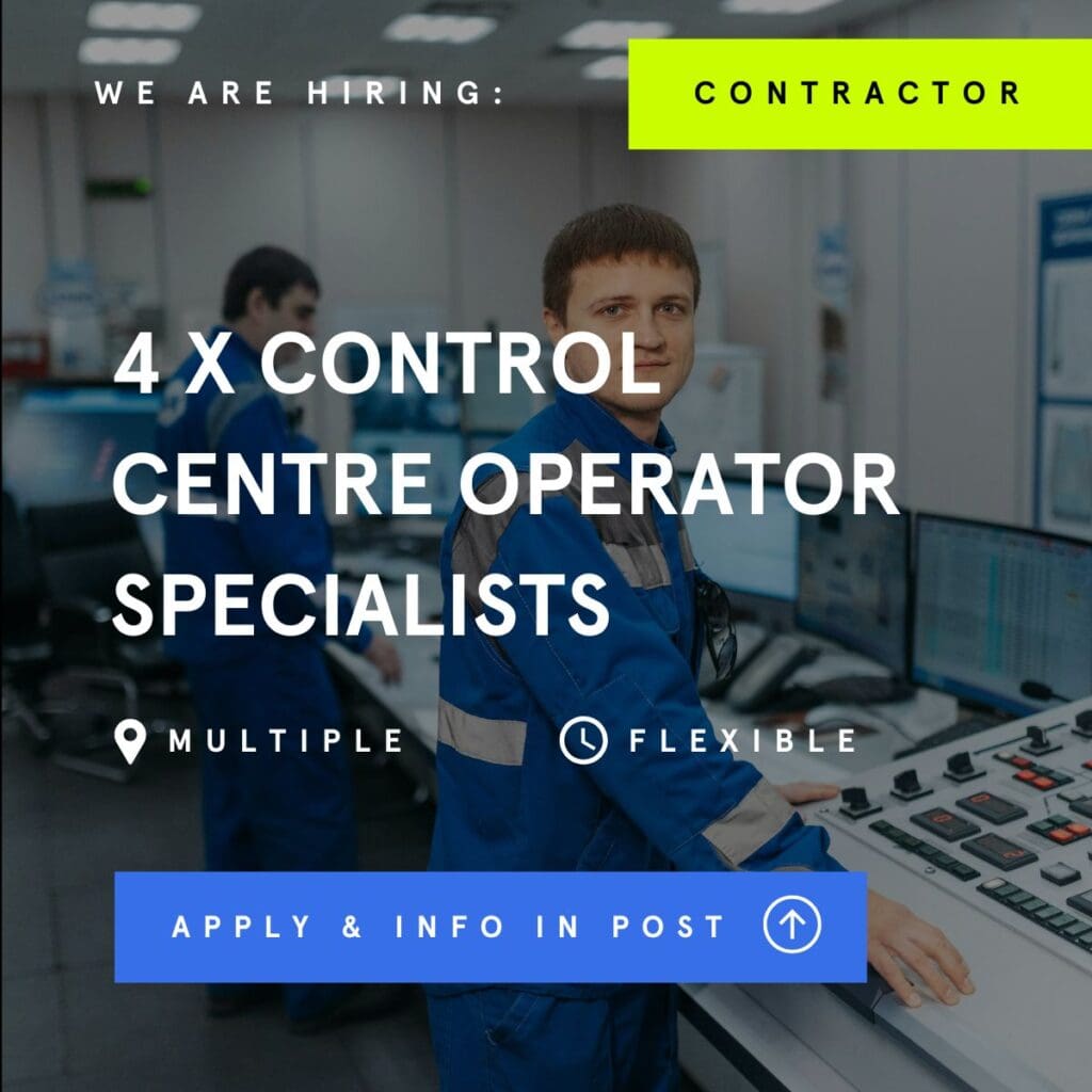 Control Centre Operator Specialist Job Post, person on the job in the operating room