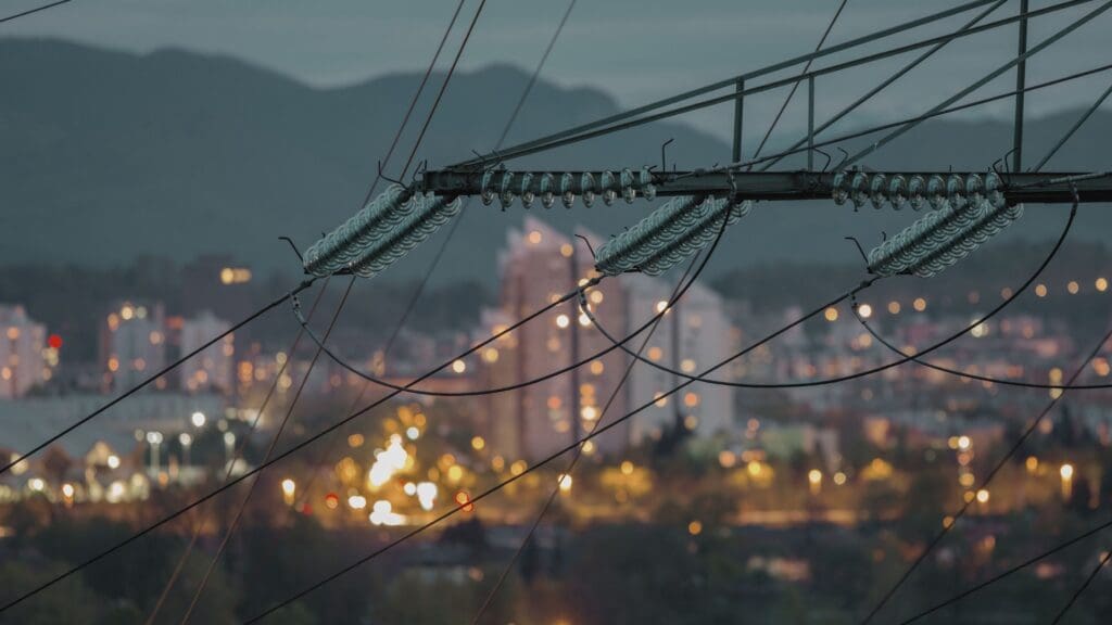 Power transmission infrastructure supporting digital infrastructure and clean power projects, aligned with specialist recruitment by Navitas Resourcing Group