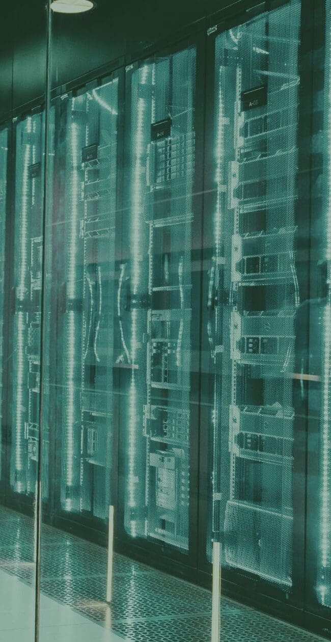 Modern data center server infrastructure representing projects led by Data Center Superintendents in US Mission Critical construction.