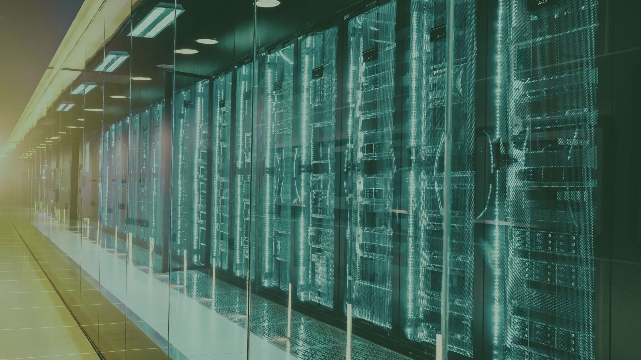 Modern data center server infrastructure representing projects led by Data Center Superintendents in US Mission Critical construction.